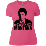 T-Shirts Hot Pink / X-Small Tony Fucking Montana Women's Premium T-Shirt