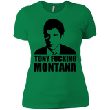 T-Shirts Kelly Green / X-Small Tony Fucking Montana Women's Premium T-Shirt