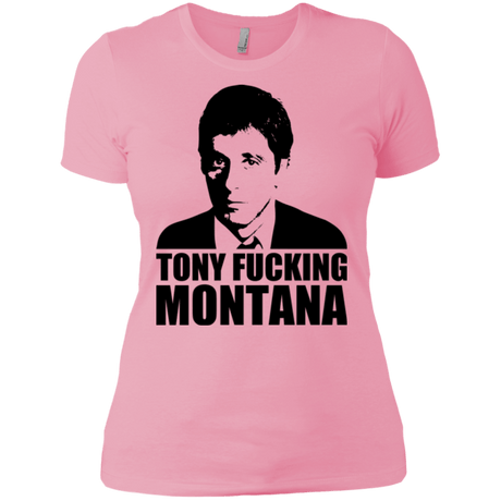 T-Shirts Light Pink / X-Small Tony Fucking Montana Women's Premium T-Shirt