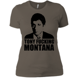 T-Shirts Warm Grey / X-Small Tony Fucking Montana Women's Premium T-Shirt