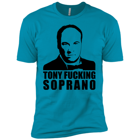 T-Shirts Turquoise / YXS Tony Fucking Soprano Boys Premium T-Shirt