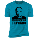T-Shirts Turquoise / YXS Tony Fucking Soprano Boys Premium T-Shirt