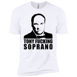 T-Shirts White / YXS Tony Fucking Soprano Boys Premium T-Shirt