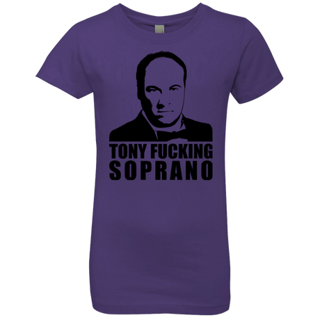 T-Shirts Purple Rush / YXS Tony Fucking Soprano Girls Premium T-Shirt