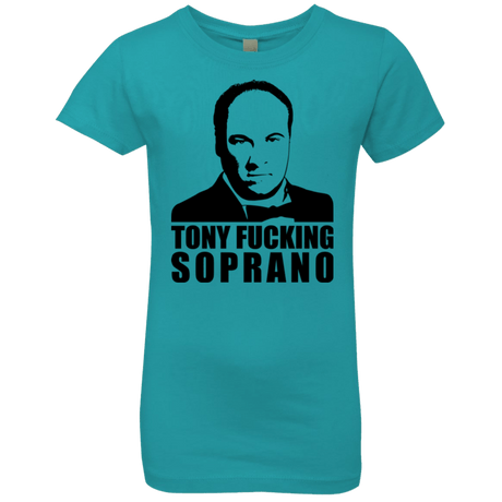 T-Shirts Tahiti Blue / YXS Tony Fucking Soprano Girls Premium T-Shirt