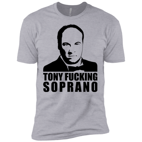 T-Shirts Heather Grey / X-Small Tony Fucking Soprano Men's Premium T-Shirt