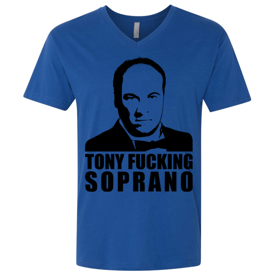 T-Shirts Royal / X-Small Tony Fucking Soprano Men's Premium V-Neck