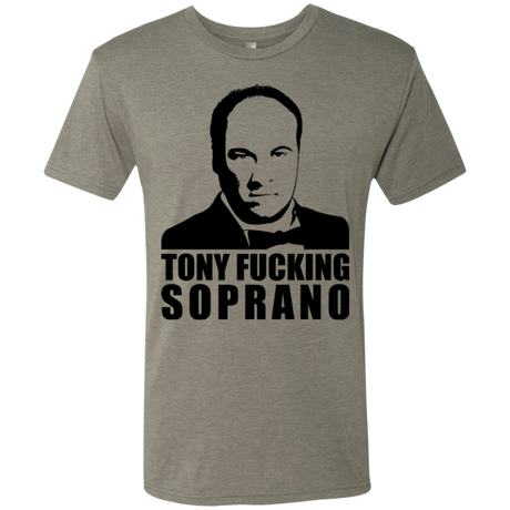 T-Shirts Venetian Grey / Small Tony Fucking Soprano Men's Triblend T-Shirt