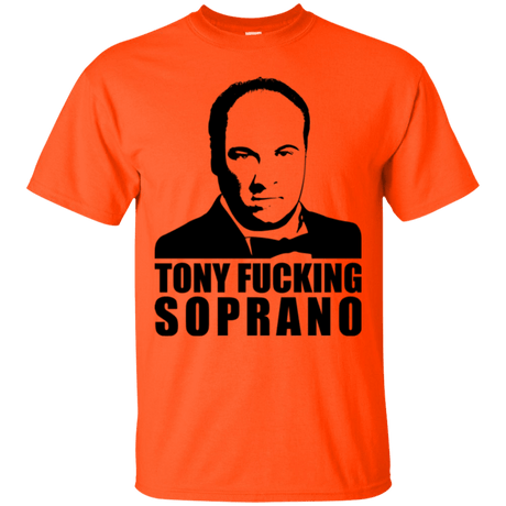 T-Shirts Orange / Small Tony Fucking Soprano T-Shirt
