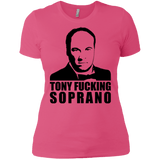 T-Shirts Hot Pink / X-Small Tony Fucking Soprano Women's Premium T-Shirt