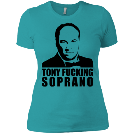 T-Shirts Tahiti Blue / X-Small Tony Fucking Soprano Women's Premium T-Shirt