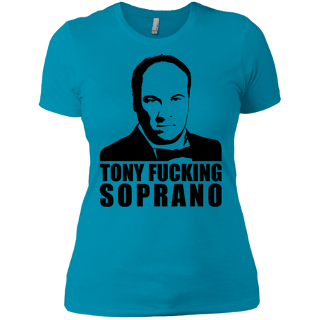 T-Shirts Turquoise / X-Small Tony Fucking Soprano Women's Premium T-Shirt