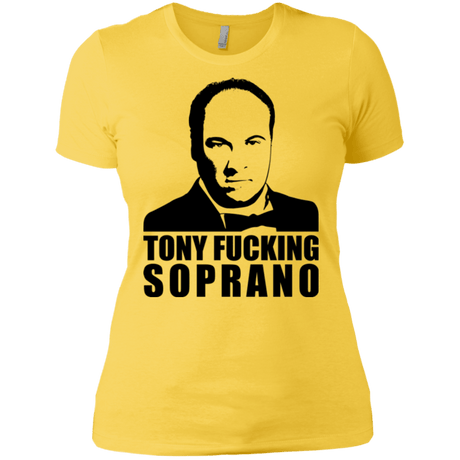 T-Shirts Vibrant Yellow / X-Small Tony Fucking Soprano Women's Premium T-Shirt