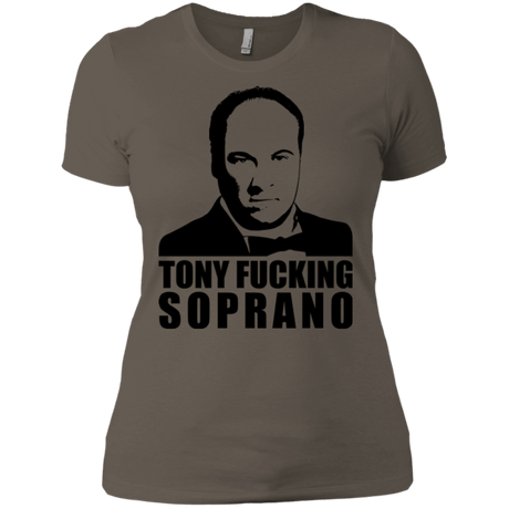 T-Shirts Warm Grey / X-Small Tony Fucking Soprano Women's Premium T-Shirt