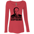 T-Shirts Vintage Red / Small Tony Fucking Soprano Women's Triblend Long Sleeve Shirt