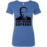 T-Shirts Vintage Royal / Small Tony Fucking Soprano Women's Triblend T-Shirt