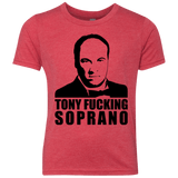 T-Shirts Vintage Red / YXS Tony Fucking Soprano Youth Triblend T-Shirt