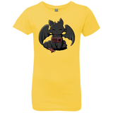 T-Shirts Vibrant Yellow / YXS Toothless Feed Me Girls Premium T-Shirt