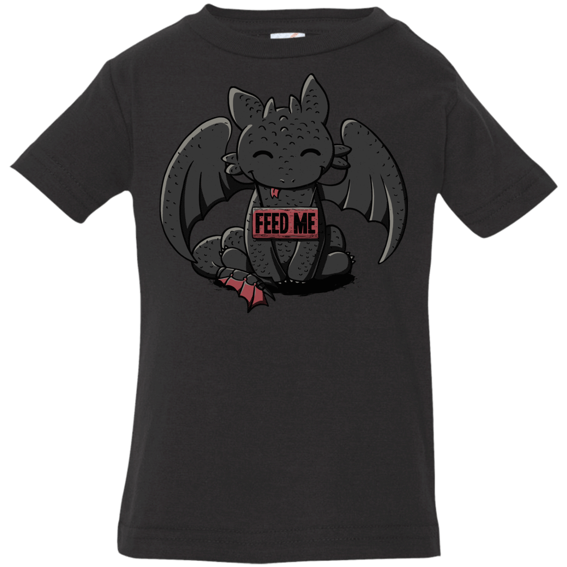 T-Shirts Black / 6 Months Toothless Feed Me Infant Premium T-Shirt
