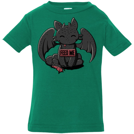 T-Shirts Kelly / 6 Months Toothless Feed Me Infant Premium T-Shirt