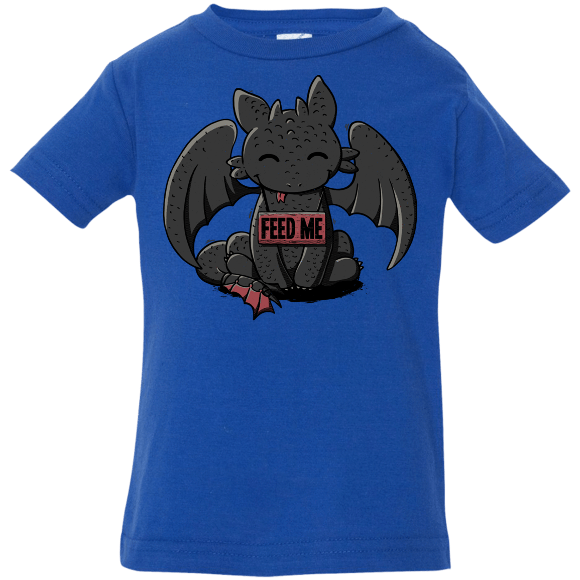 T-Shirts Royal / 6 Months Toothless Feed Me Infant Premium T-Shirt