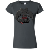 T-Shirts Charcoal / S Toothless Feed Me Junior Slimmer-Fit T-Shirt