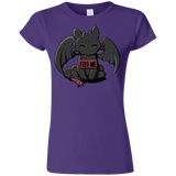 T-Shirts Purple / S Toothless Feed Me Junior Slimmer-Fit T-Shirt