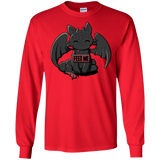T-Shirts Red / S Toothless Feed Me Men's Long Sleeve T-Shirt