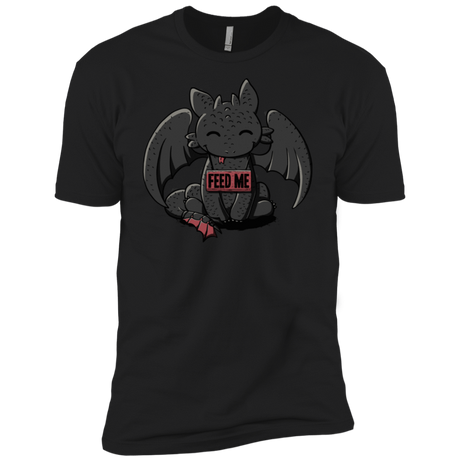 T-Shirts Black / X-Small Toothless Feed Me Men's Premium T-Shirt