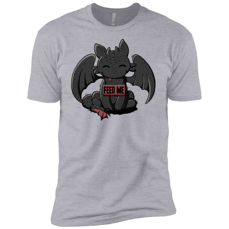 T-Shirts Heather Grey / X-Small Toothless Feed Me Men's Premium T-Shirt