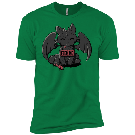 T-Shirts Kelly Green / X-Small Toothless Feed Me Men's Premium T-Shirt