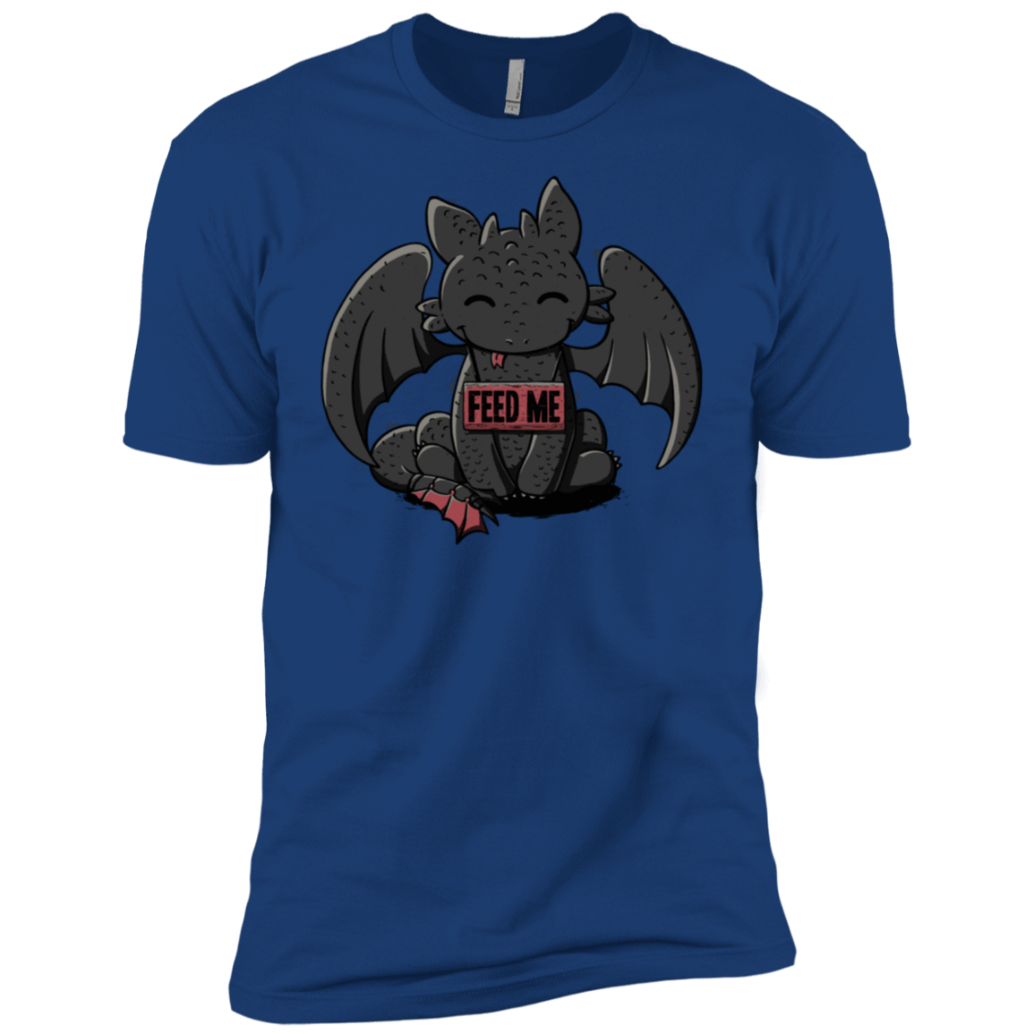T-Shirts Royal / X-Small Toothless Feed Me Men's Premium T-Shirt