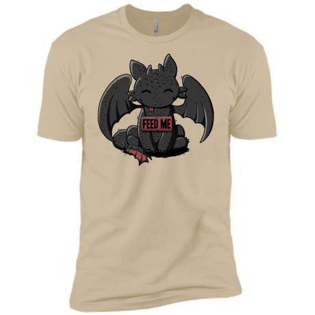 T-Shirts Sand / X-Small Toothless Feed Me Men's Premium T-Shirt