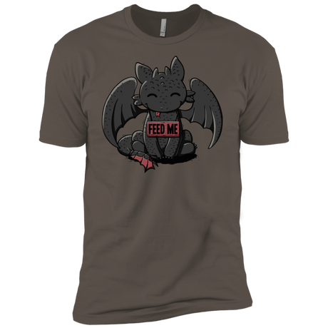 T-Shirts Warm Grey / X-Small Toothless Feed Me Men's Premium T-Shirt