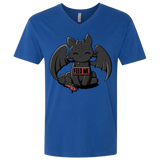 T-Shirts Royal / X-Small Toothless Feed Me Men's Premium V-Neck