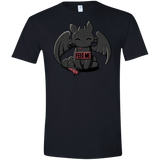 T-Shirts Black / X-Small Toothless Feed Me Men's Semi-Fitted Softstyle