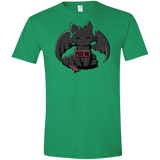 T-Shirts Heather Irish Green / S Toothless Feed Me Men's Semi-Fitted Softstyle