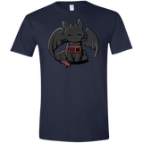 T-Shirts Navy / X-Small Toothless Feed Me Men's Semi-Fitted Softstyle