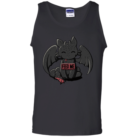 T-Shirts Black / S Toothless Feed Me Men's Tank Top