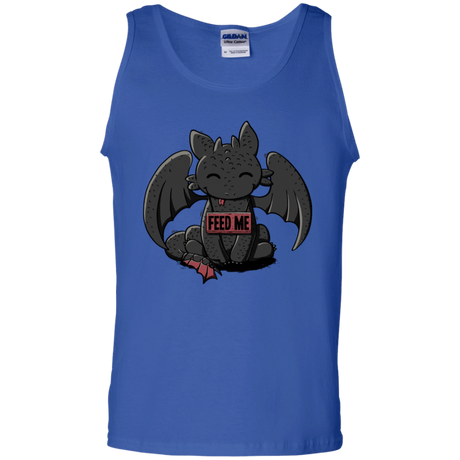 T-Shirts Royal / S Toothless Feed Me Men's Tank Top