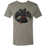 T-Shirts Venetian Grey / S Toothless Feed Me Men's Triblend T-Shirt