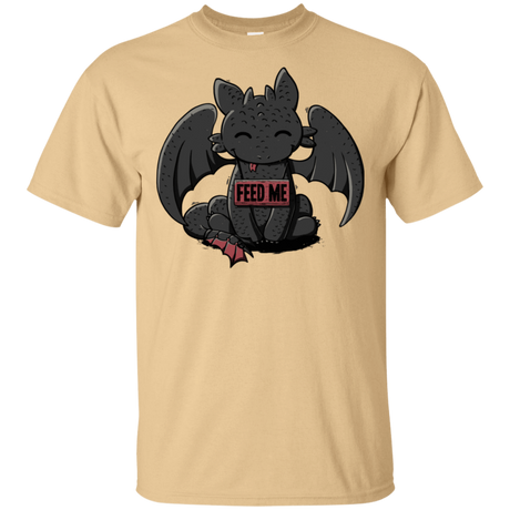 T-Shirts Vegas Gold / S Toothless Feed Me T-Shirt