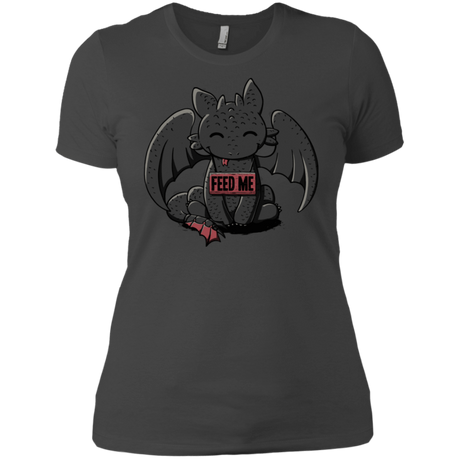 T-Shirts Heavy Metal / X-Small Toothless Feed Me Women's Premium T-Shirt