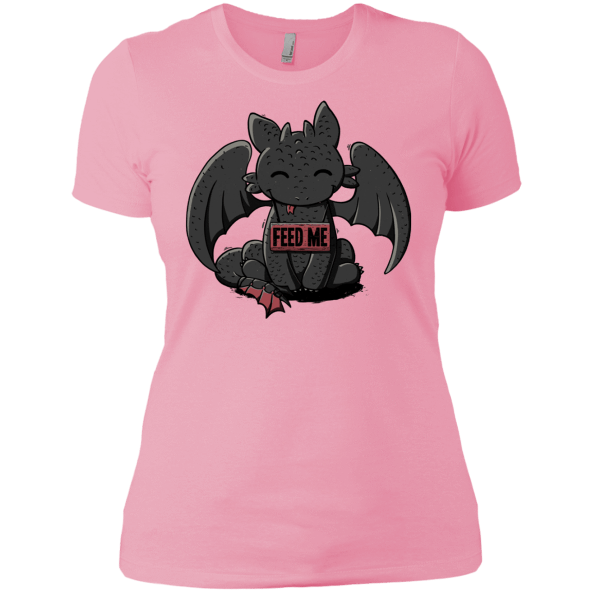 T-Shirts Light Pink / X-Small Toothless Feed Me Women's Premium T-Shirt