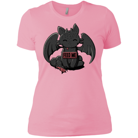 T-Shirts Light Pink / X-Small Toothless Feed Me Women's Premium T-Shirt