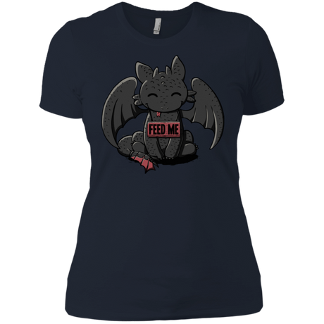 T-Shirts Midnight Navy / X-Small Toothless Feed Me Women's Premium T-Shirt