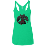 T-Shirts Envy / X-Small Toothless Feed Me Women's Triblend Racerback Tank