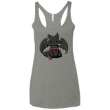 T-Shirts Venetian Grey / X-Small Toothless Feed Me Women's Triblend Racerback Tank