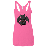 T-Shirts Vintage Pink / X-Small Toothless Feed Me Women's Triblend Racerback Tank