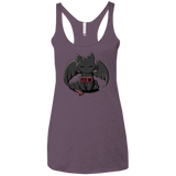 T-Shirts Vintage Purple / X-Small Toothless Feed Me Women's Triblend Racerback Tank